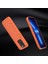 Iphone 13 Pro 6.1 Inç Kasa Çizgiye Karşı Çizgi Tpu 3D Köpek Dişleri Doku Telefon Orange Telefon Kılıfı (Yurt Dışından) 4