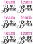 Team Bride-Nedime Geçici Dövme Pembe 3