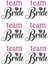 Team Bride-Nedime Geçici Dövme Pembe 4