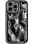 Iphone 15 Pro Case Tpu Meteorit Dokusu Elektroklokal Anti Fall Phone Cover Black Için Telefon Kılıfı (Yurt Dışından) 1