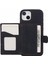 Iphone 13 Mini 5.4 Inç Cep Telefonu Izgara Baskılı Pu Deri Kaplamalı Tpu Kickstand Cover Black Telefon Kılıfı (Yurt Dışından) 2