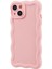Iphone 13 Tpu Kasası Için Jq Serisi Dalgalı Çerçeve Mat (Hassas Kesim) Pink Telefon Kılıfı (Yurt Dışından) 1