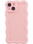 Iphone 13 Tpu Kasası Için Jq Serisi Dalgalı Çerçeve Mat (Hassas Kesim) Pink Telefon Kılıfı (Yurt Dışından) 2