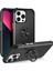 Iphone 13 Pro Kickstand Case Anti Shock Anti Pc+Tpu Telefon Geri Koruyucu Black Telefon Kılıfı (Yurt Dışından) 1