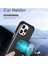 Iphone 13 Pro Kickstand Case Anti Shock Anti Pc+Tpu Telefon Geri Koruyucu Black Telefon Kılıfı (Yurt Dışından) 5