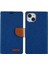Iphone 15 Plus Case Canvas Doku Pu Deri Stand Telefon Mavisi Telefon Kılıfı (Yurt Dışından) 1