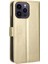 Iphone 15 Pro Max Case Crazy Horse Doku Deri Deri Stand Anti Fall Al Alt Telefon Kılıfı (Yurt Dışından) 5