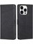 Iphone 15 Pro Drop Pu Deri Deri Flip Rfıd Blowıng Cül Stand Black Için Telefon Kılıfı (Yurt Dışından) 1
