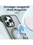 Iphone 14 Pro Case Manyetik Tpu+Akrilik Telefon Metal Braket Yeşili ile Geri Kabuk Telefon Kılıfı (Yurt Dışından) 2