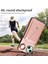 Iphone 15 Plus Kart Torba Tasarım Yüzüğü Kickstand Cep Telefonu Kapağı Litchi Doku Deri+Tpu Omuz Kayışı Rose Altın ile Geri Koruyucu Telefon Kılıfı (Yurt Dışından) 4