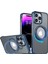 Iphone 14 Pro Case Magnetic Tpu+Akrilik Telefon Geri Kabuğu Metal Braket Mavisi Telefon Kılıfı (Yurt Dışından) 1