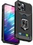 Iphone 15 Pro Case Anti Cratch Pc+Tpu Kickstand Telefon Geri Kapağı Slayt Lens Koruyucusu Black Telefon Kılıfı (Yurt Dışından) 1