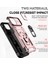 Iphone 15 Vaka Slayt Kamera Koruyucu Metal Yüzüğü Kickstand Pc+Tpu Telefon Çizgi Altın Telefon Kılıfı (Yurt Dışından) 2