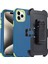 Iphone 15 Plus Sağlam Koruyucu Tpu+Pc Kemer Klip Kickstand Telefon Kasası+Yeşil Telefon Kılıfı (Yurt Dışından) 1