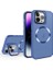 Lens Film Kickstand Pc+Tpu Mat Telefon Mavisi ile Uyumlu iPhone 15 Pro Magnetic Case Için Telefon Kılıfı (Yurt Dışından) 1