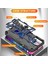 Iphone 15 Pro Için Yumuşak Tpu+Sert Pc Araba Montajı Metal Sac Mavisi ile Gizli Kickstand Telefon Kılıfı (Yurt Dışından) 5