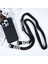 Iphone 15 Pro Max Sıvı Silikon Kart Kartı Yuvası Şok Geçirmez Koruyucu Strap Black Telefon Kılıfı (Yurt Dışından) 2
