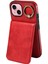 iPhone 15 Plus Için Case Litchi Doku Pu Deri+Tpu Cep Telefonu Kickstand Kırmızısı Telefon Kılıfı (Yurt Dışından) 1