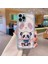 Iphone 15 Pro Max Gölge Panda Desen Temizli Cam+Tpu Kabuk Mavi Için Cep Telefon Ları Telefon Kılıfı (Yurt Dışından) 4