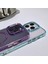 Iphone 15 Pro Max Damla Geçirmez Telefon Arka Kapağı Purple ile Uyumlu Olan Şeffaf Tpu+Pc Telefon Kılıfı (Yurt Dışından) 3