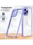 Iphone 15 Pro Case Tpu+Pc Renk Çerçevesi Çizgiye Döküm Anti Çizgi Temizli Telefon Morası Telefon Kılıfı (Yurt Dışından) 5