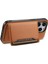 Iphone 15 Pro Max Söndürülebilir Kart Kickstand Khaki ile Uyumlu Telefon Kılıfı (Yurt Dışından) 2