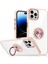 Iphone 15 Pro Max Tpu+Akrilik Temiz Telefon Yüzüğü Kickstand Elektrokaplama Pembe Telefon Kılıfı (Yurt Dışından) 1
