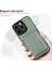 Iphone 15 Pro Fiber Pu Deri Kaplamalı Pc+Tpu Yeşil Telefon Kılıfı (Yurt Dışından) 5