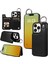 Iphone 15 Pro Case Shockproof Pu+Tpu Telefon Black Için Telefon Kılıfı (Yurt Dışından) 1