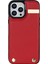 Iphone 12 Pro Max Için Max 6.7 Inç Metal Dekor Tpu+Deri Kart Çantası Anti Fall Cep Telefonu Kırmızısı Telefon Kılıfı (Yurt Dışından) 5