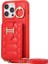 Iphone 15 Pro Pu Deri+Tpu Telefon Kabuk Tutucu Cep Telefonu Ring Tutucu Kickstand Red Telefon Kılıfı (Yurt Dışından) 1
