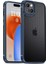Iphone 15 Plus Ön Kara Çizelge Karbon Fiber Doku Tpu+Pc Geri Mavisi Telefon Kılıfı (Yurt Dışından) 1