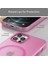 Iphone 12 Pro Max Için 6.7 Inçlik Manyetik Kasa Yarı Saydam Mat Tpu+Pc Pink ile Uyumlu Telefon Kılıfı (Yurt Dışından) 4