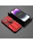 Iphone 15 Pro Pc+Tpu Katlanabilir Kickstand Red ile Drop Önleme Telefon Kılıfı (Yurt Dışından) 4