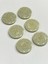 Kaban Mont Düğmesi/ Italyan Düğme/ Krem Simli / 6 Lı Set / 2,5 cm 1
