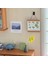 1: 6 Dollhouse Modeli Mobilya Aksesuarları Bjd OB11 Mini Manyetik Asılı Şövale 6 Resim Sergisi (Yurt Dışından) 3