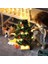 1/12 Dollhouse Minyatür LED Dize Işıklar Dollhouse Noel Ağacı Dekor Festivali Noel Aksesuarları Dekorasyon (Yurt Dışından) 5