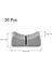 20 Adet 24MM x 11MM x 10MM Konsol Mikser Slider Fader Topuzlar Için Yedek Potansiyometre Gri Topuzu Siyah Mark (Yurt Dışından) 3