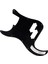 Tek Katmanlı Siyah 11 Delikli Bas Pickguard Scratch Plaka 4 Dize Amerikan/meksika Standart Aksesuarları Için Pick Guard (Yurt Dışından) 5