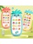 Simüle Cep Telefonu Iki Dilli Müzikal LED Ananas Şekli Çocuklar Eğitici Oyuncaklar Çocuklar Için Hediye Kırmızı (Yurt Dışından) 2