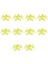 10 Adet Golf Mat Tees, Golf Simülatörü Tees, Sürüş Alanı Için Pratik Golf Tees, Golf Eğitimi Için Ev Golf Tees, Sarı S (Yurt Dışından) 1