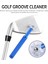Golf Oluk Bileyici Aleti Golf Kulübü Oluk Bileyici ve Golfçüler Için Geri Çekilebilir Golf Sopası Fırçası Tüm Golf Ütüleri Için Pratik ve Temiz Kitler Mavi ve Kırmızı (Yurt Dışından) 2