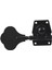 4 Adet Gitar Tuning Pegs Elektrik Bas Tuner Peg Gitar Açık Dişli Tuning Pegs Makine Kafaları Çamurluk Caz Bas Gitar Siyah (Yurt Dışından) 1