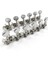 6l 6r Tuning Mandal Tuner Makine Kafaları Dize Tuning Pegs 12 Dize Akustik Gitar Aksesuar Parçası Gümüş (Yurt Dışından) 3