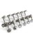 6l 6r Tuning Mandal Tuner Makine Kafaları Dize Tuning Pegs 12 Dize Akustik Gitar Aksesuar Parçası Gümüş (Yurt Dışından) 5