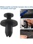 Sodıal(R) 100 Adet Araba Çamurluk Itmeli Tip Plastik Perçin Bağlantı Elemanı Siyah 15 x 13 x 6mm (Yurt Dışından) 2