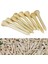100 Adet Golf Topluğu Bambu Tee Golf Topları Tutucu, Golf Topu Çivi Tee Topu Pimi Tırnak Kick 42 mm (Yurt Dışından) 2