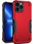 iPhone15 Pro Slip Olmayan Şeritler Için Cep Telefonu Kapağı Damla Koruma Pc+Tpu Geri Koruma Kırmızısı (Yurt Dışından) 1