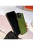 iPhone15 Plus Kasa Dokulu Pu Deri Kaplamalı Esnek Tpu Telefon Kapak Yeşil (Yurt Dışından) 5