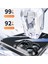 iPhone15 Pro Max Clear Case Tpu Çerçevesi +Temsillalı Cam Geri Telefon Kapak Terazik Mavi (Yurt Dışından) 5